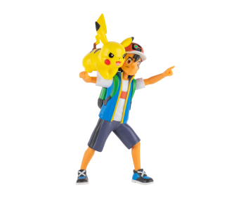 Pokemon - Battle Feature Figure - Ash & Pikachu W10 (PKW2473)