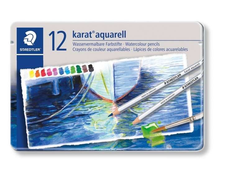 Staedtler - Karat aquarell watercolour pencil, 12 pcs