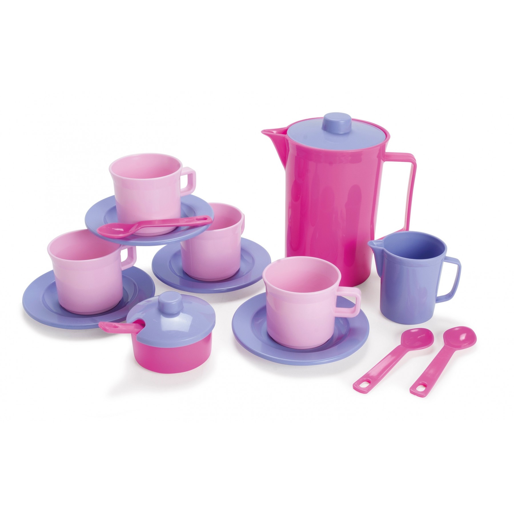 Dantoy - Coffee set, Pink (4396)