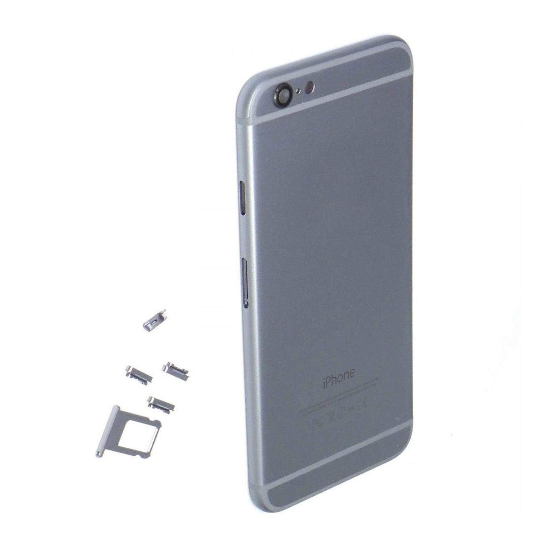 Chasis Carcasa Para iPhone 6 Plus 6+ Bandeja + Botones + Componentes + Flex Gris