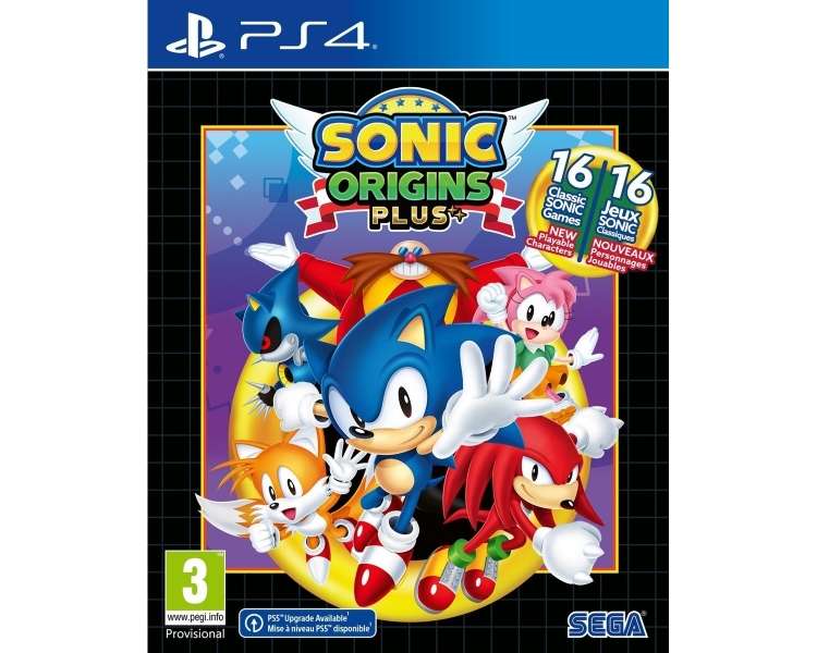 Sonic Origins Plus Juego para Consola Sony PlayStation 4 , PS4