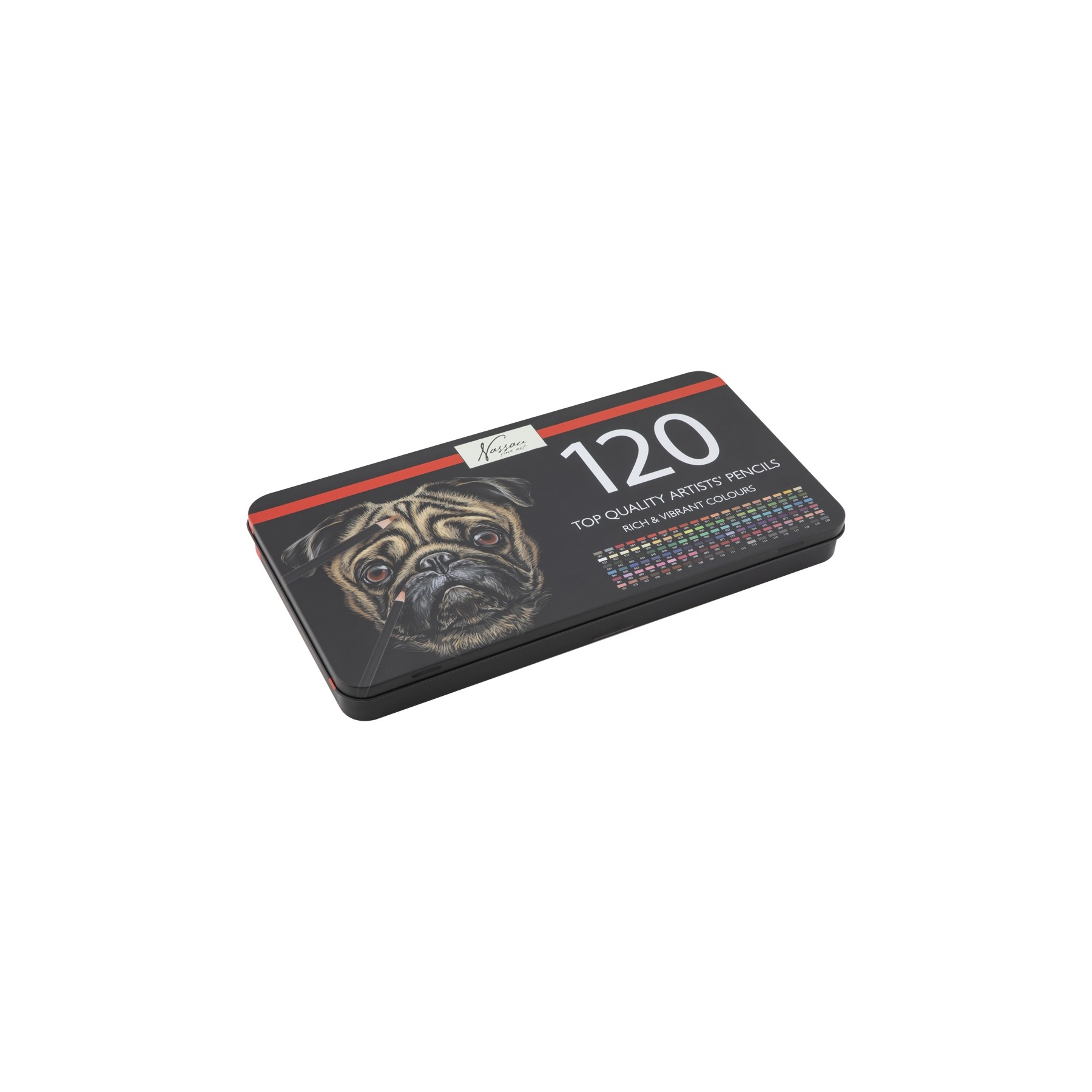 Nassau - Coloured pencils, 120 pcs in tin box - (K-AR0215/GE)