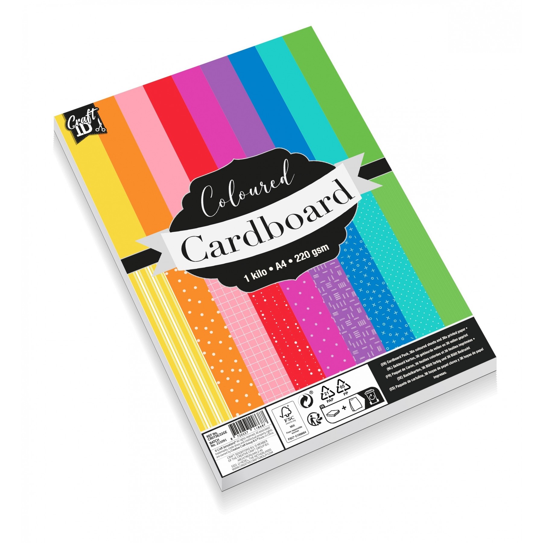 Craft Sensations, Papel A4, 1 Kilo, 220 Gsm, (K-Cr0738/22Ge) _x000D_
_x000D_
Craft Sensations, Papel A4, 1 Kilo, 220 Gsm, (K-Cr0738/22Ge)
