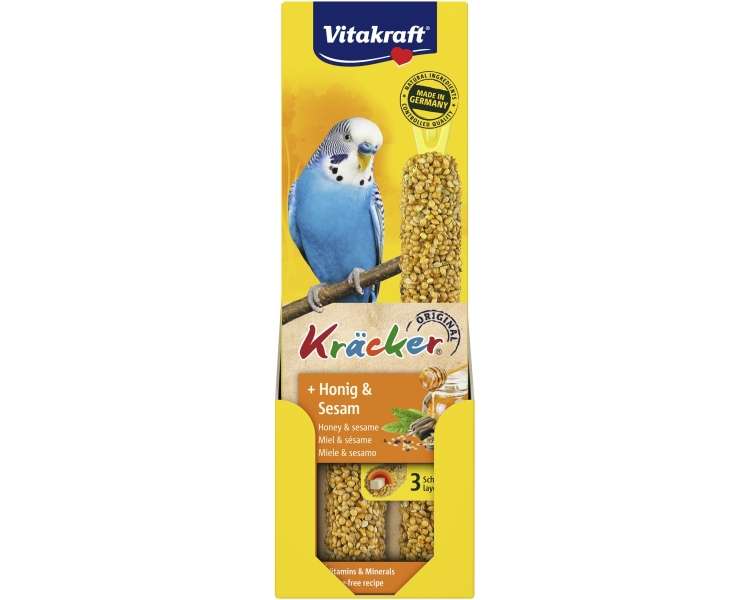 Vitakraft - Kräcker® honey and sesame, for budgies