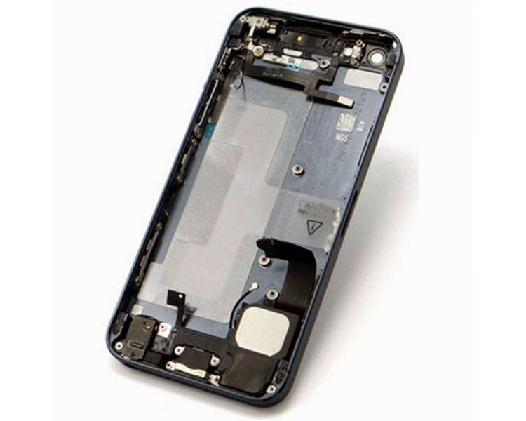 Chasis Carcasa Para iPhone Se Bandeja + Botones + Componentes + Flex Gris