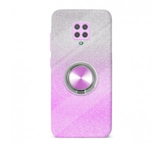 Funda Silicona Brillante Mi 11 Lite con Imán y Soporte de Anilla 360º 5 Colores