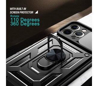 Funda con Anilla y Cámara Deslizante iPhone 7/8 Plus con Imán