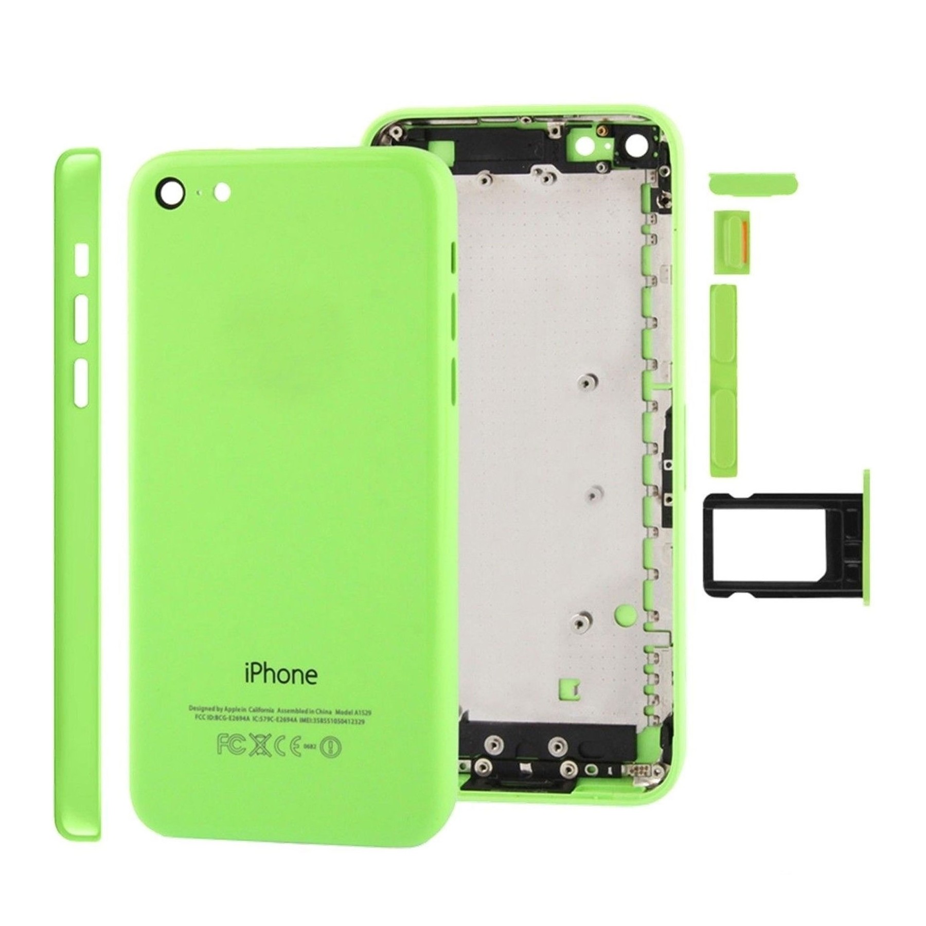 Chasis Carcasa Para iPhone 5C Verde