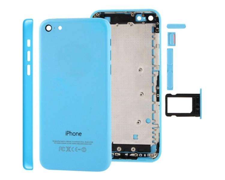 Chasis Carcasa Para iPhone 5C Azul