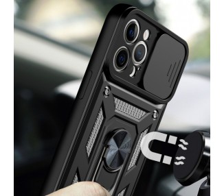 Funda con Anilla y Cámara Deslizante iPhone 11 con Imán