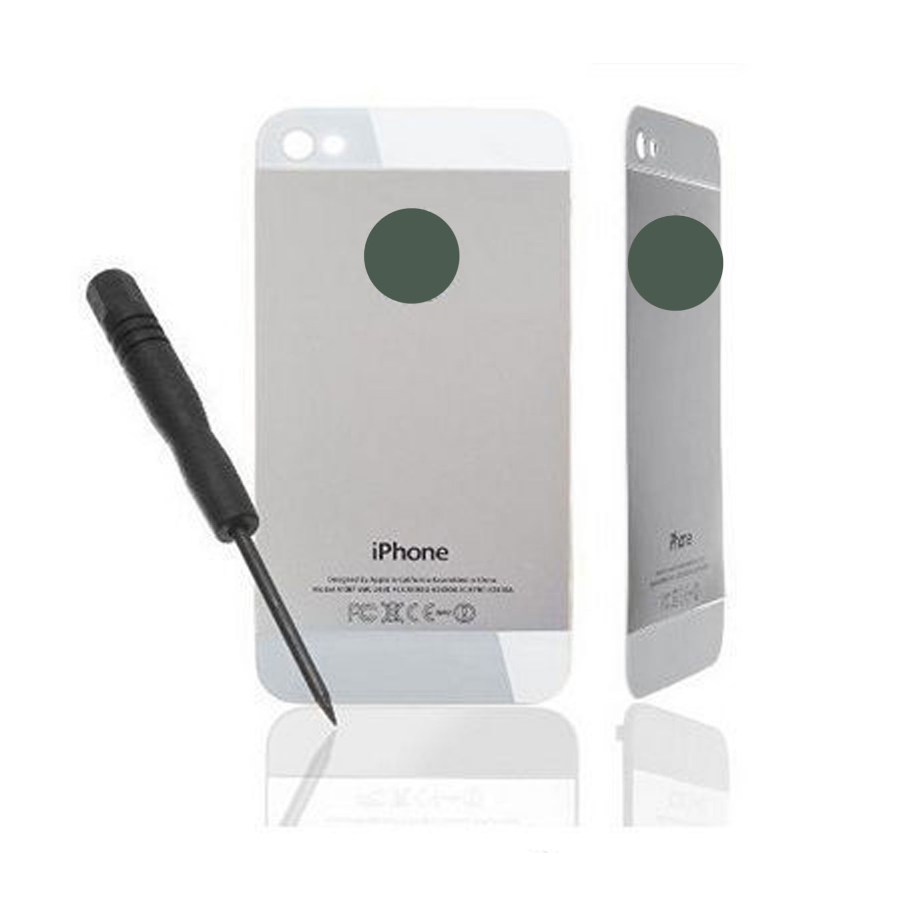 Back cover for iPhone 4 Conversion to iPhone 5 | Color White