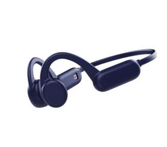 Auriculares inalámbricos deportivos leotec true bone conduction/ con micrófono/ bluetooth/ 32gb/ azules
