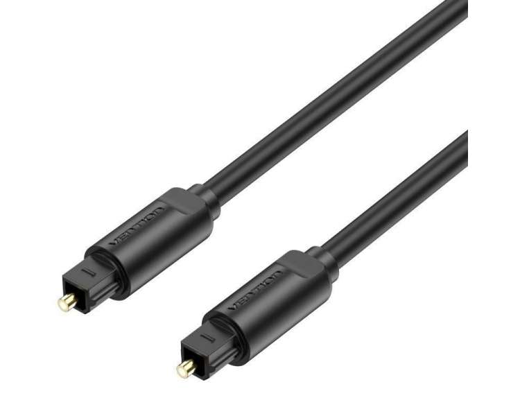 Cable de audio de fibra óptica vention baebj/ 5m/ negro