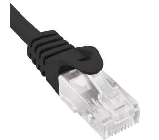 Cable de red rj45 utp phasak phk 1701 cat.6/ 1m/ negro