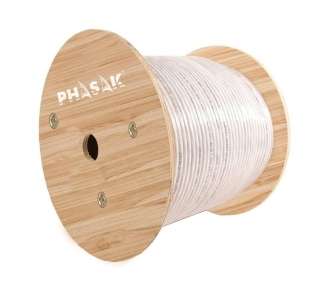 Bobina de cable rj45 sftp phasak phr 660 cat.6/ 305m/ gris