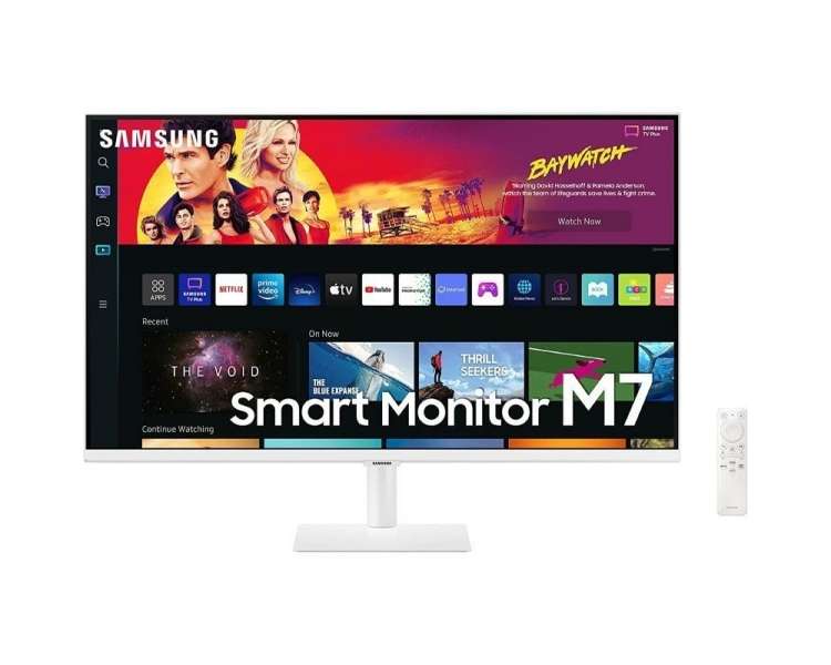 Smart monitor samsung m7 s32bm701uu 32'/ 4k/ smart tv/ multimedia/ blanco
