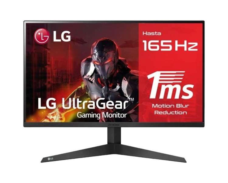 Monitor gaming lg ultragear 24gq50f-b 23.8'/ full hd/ 1ms/ 165hz/ va/ negro