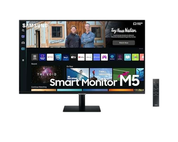Smart monitor samsung m5 ls27bm500euxen 27'/ full hd/ smart tv/ multimedia/ negro