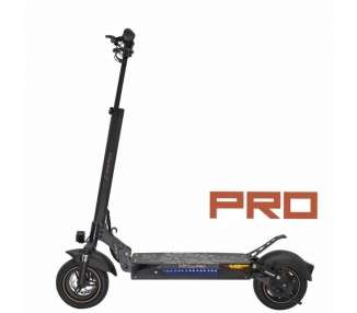 Patinete eléctrico smartgyro rockway pro/ motor 1200w/ ruedas 10'/ 25km/h /autonomía 60km/ negro