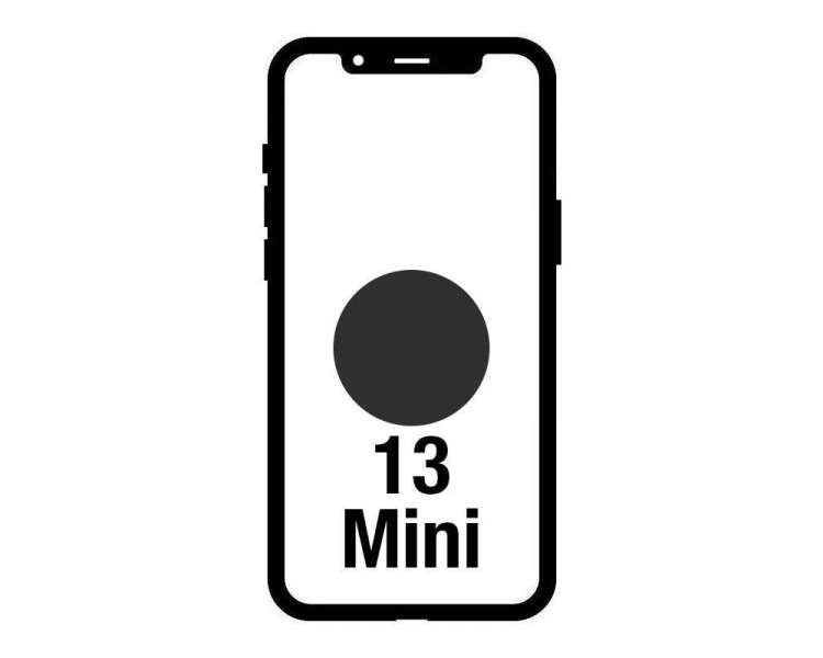 Smartphone apple iphone 13 mini 256gb/ 5.4'/ 5g/ negro medianoche
