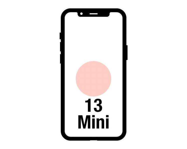 Smartphone apple iphone 13 mini 256gb/ 5.4'/ 5g/ rosa