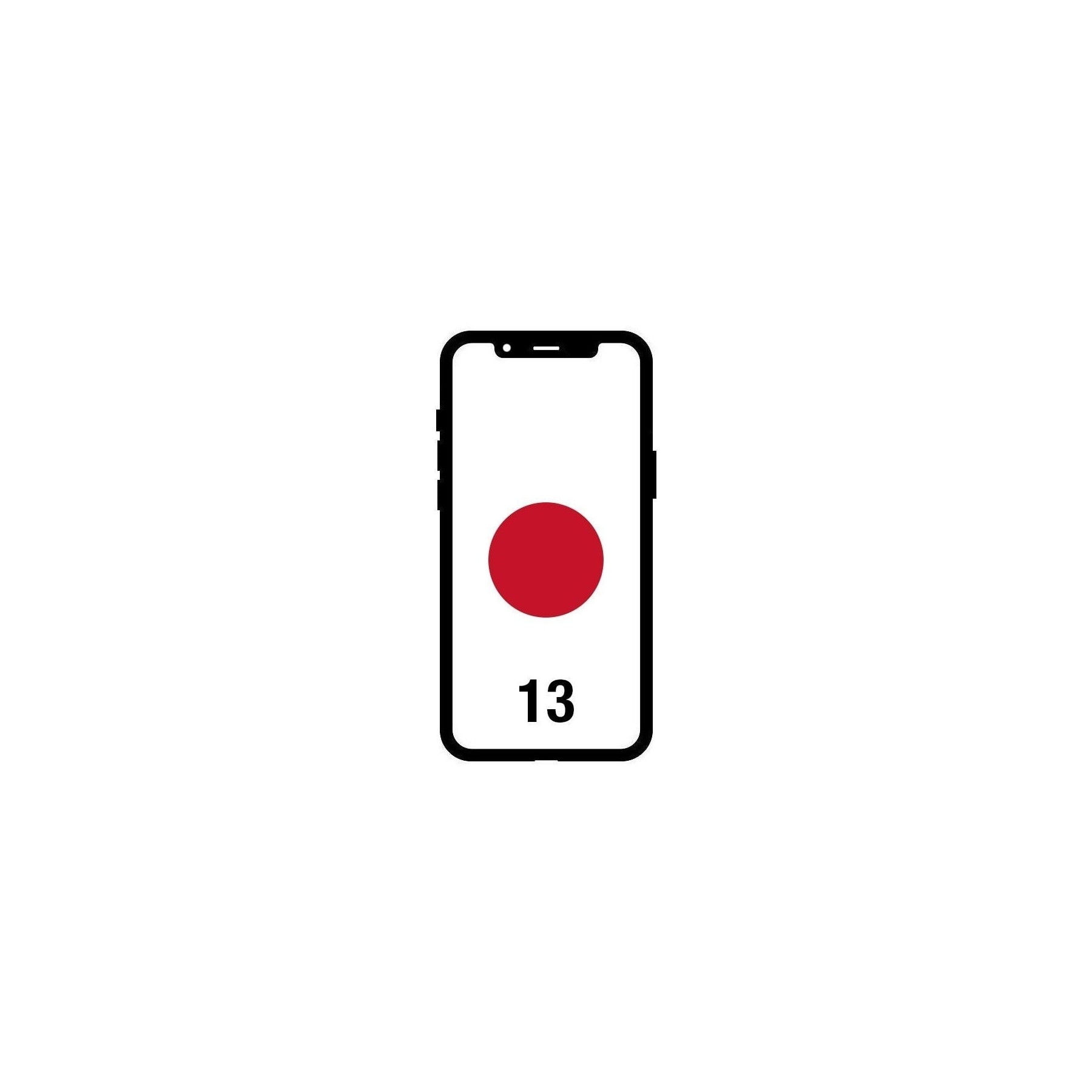 Smartphone apple iphone 13 128gb/ 6.1'/ 5g/ rojo