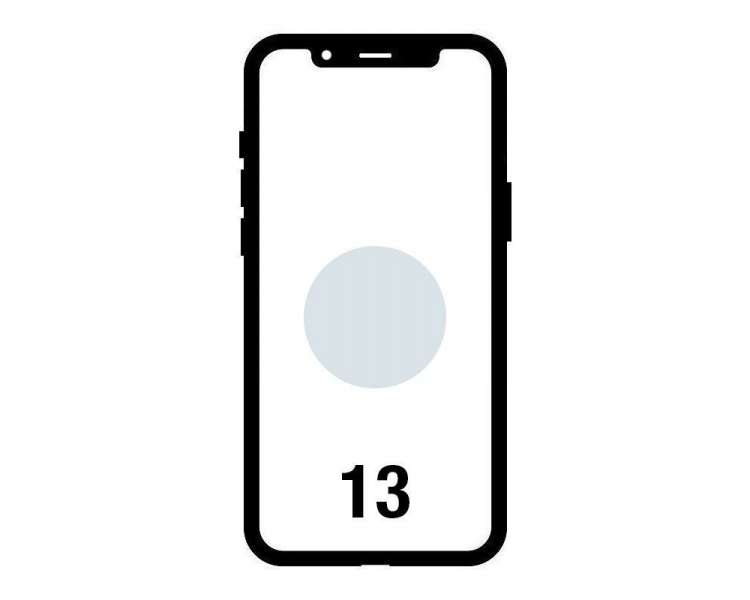 Smartphone apple iphone 13 256gb/ 6.1'/ 5g/ blanco estrella