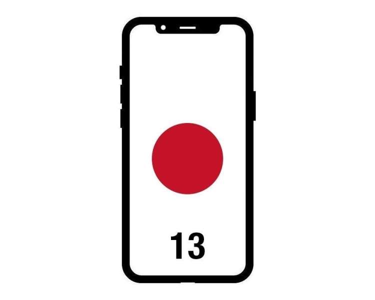 Smartphone apple iphone 13 256gb/ 6.1'/ 5g/ rojo