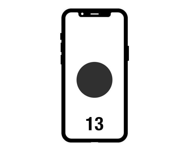 Smartphone apple iphone 13 512gb/ 6.1'/ 5g/ negro medianoche