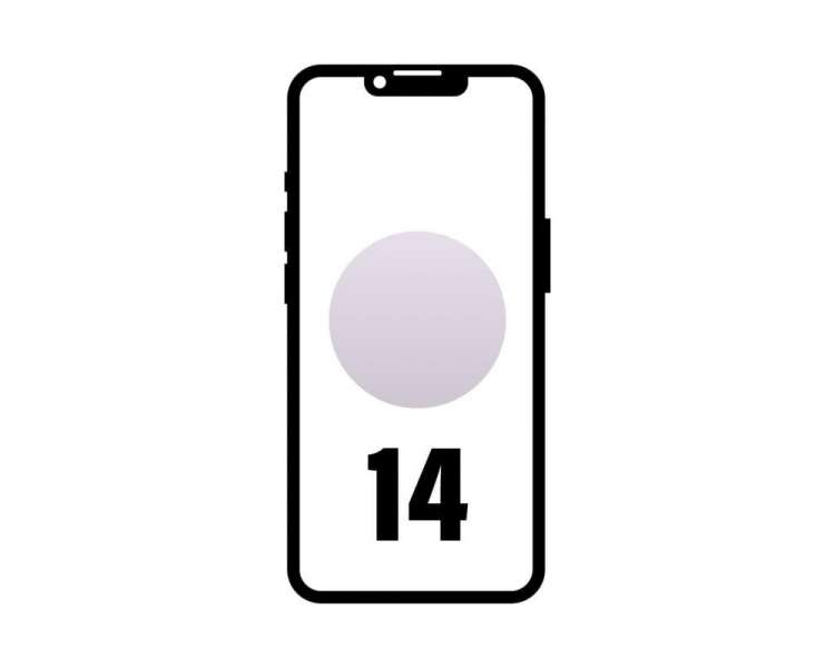 Smartphone apple iphone 14 256gb/ 6.1'/ 5g/ purpura