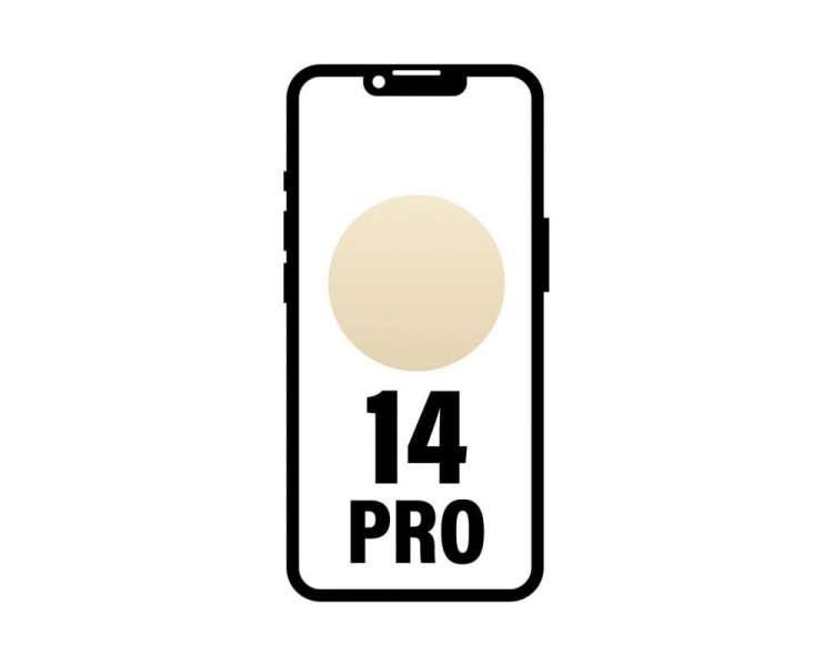 Smartphone apple iphone 14 pro 128gb/ 6.1'/ 5g/ oro