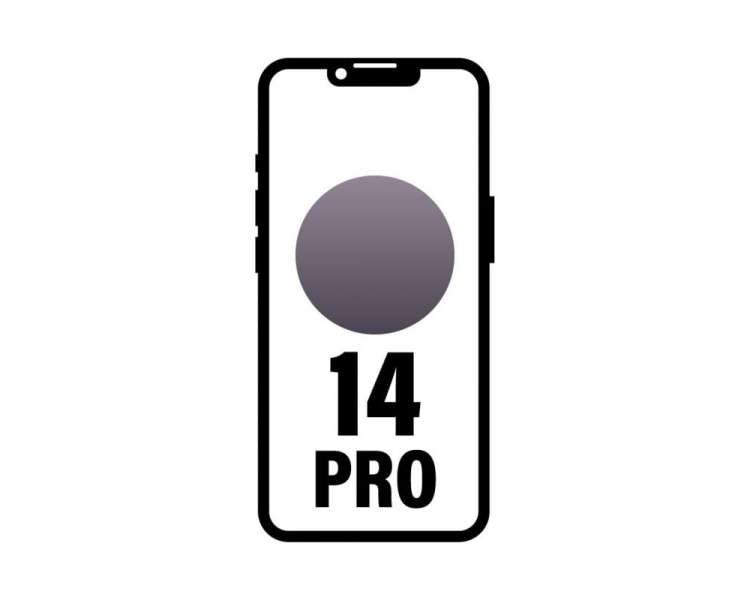 Smartphone apple iphone 14 pro 128gb/ 6.1'/ 5g/ morado oscuro