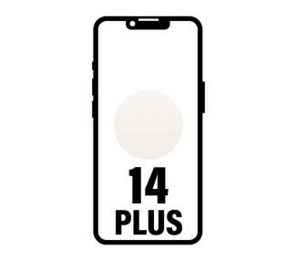 Smartphone apple iphone 14 plus 256gb/ 6.7'/ 5g/ blanco estrella