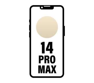 Smartphone apple iphone 14 pro max 128gb/ 6.7'/ 5g/ oro