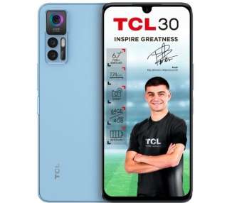 Smartphone tcl 30 4gb/ 64gb/ 6.7'/ azul