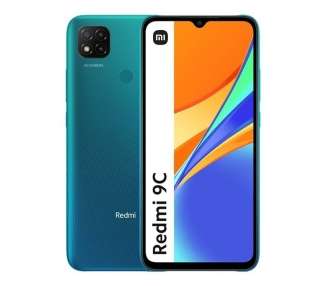 Smartphone xiaomi redmi 9c 4gb/ 128gb/ 6.53'/ verde aurora