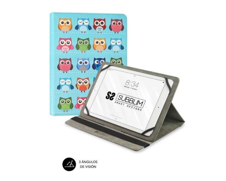 Funda subblim trendy owls para tablets de 10.1'-11'
