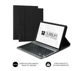 Funda con teclado subblim keytab pro bt para tablets samsung galaxy a8 x200/205/ negra