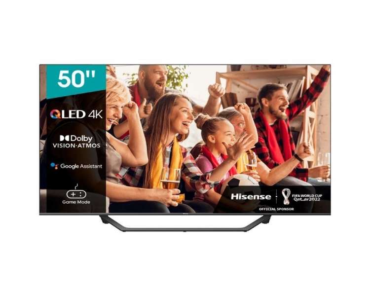 Televisor hisense qled tv 50a7gq 50'/ ultra hd 4k/ smart tv/ wifi