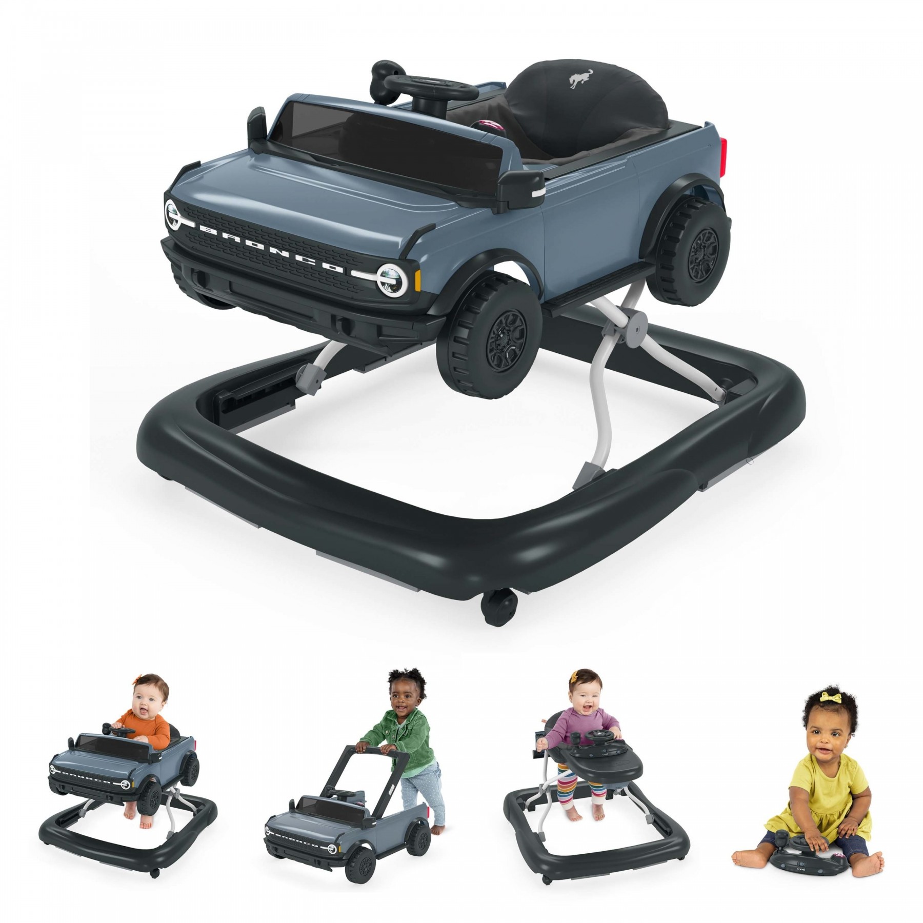Bright Starts - Walker 4 en 1, Ways to Play Walker™ - Ford Bronco - (BS-16650)