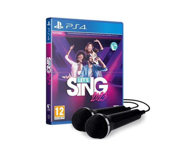 Let's Sing 2023 (Double Mic Bundle) Juego para Consola Sony PlayStation 4 , PS4