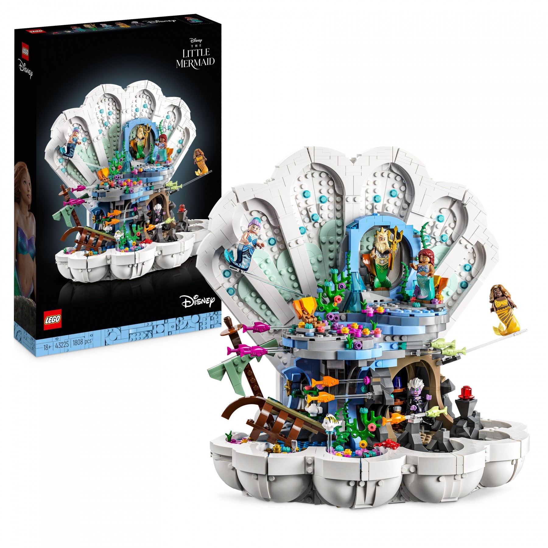 LEGO Princesas Disney, La Sirenita Concha Real (43225)