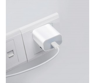 Cargador Compatible Carga Rapida USB Tipo C 20W para iPhone X 11, 12, 12 Pro Max