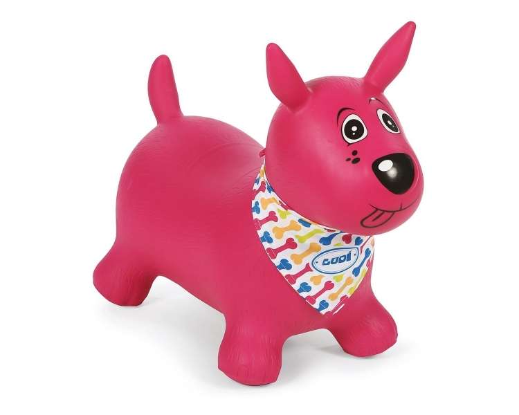 Ludi - Bouncy Animal - Dog, Red - LU2777