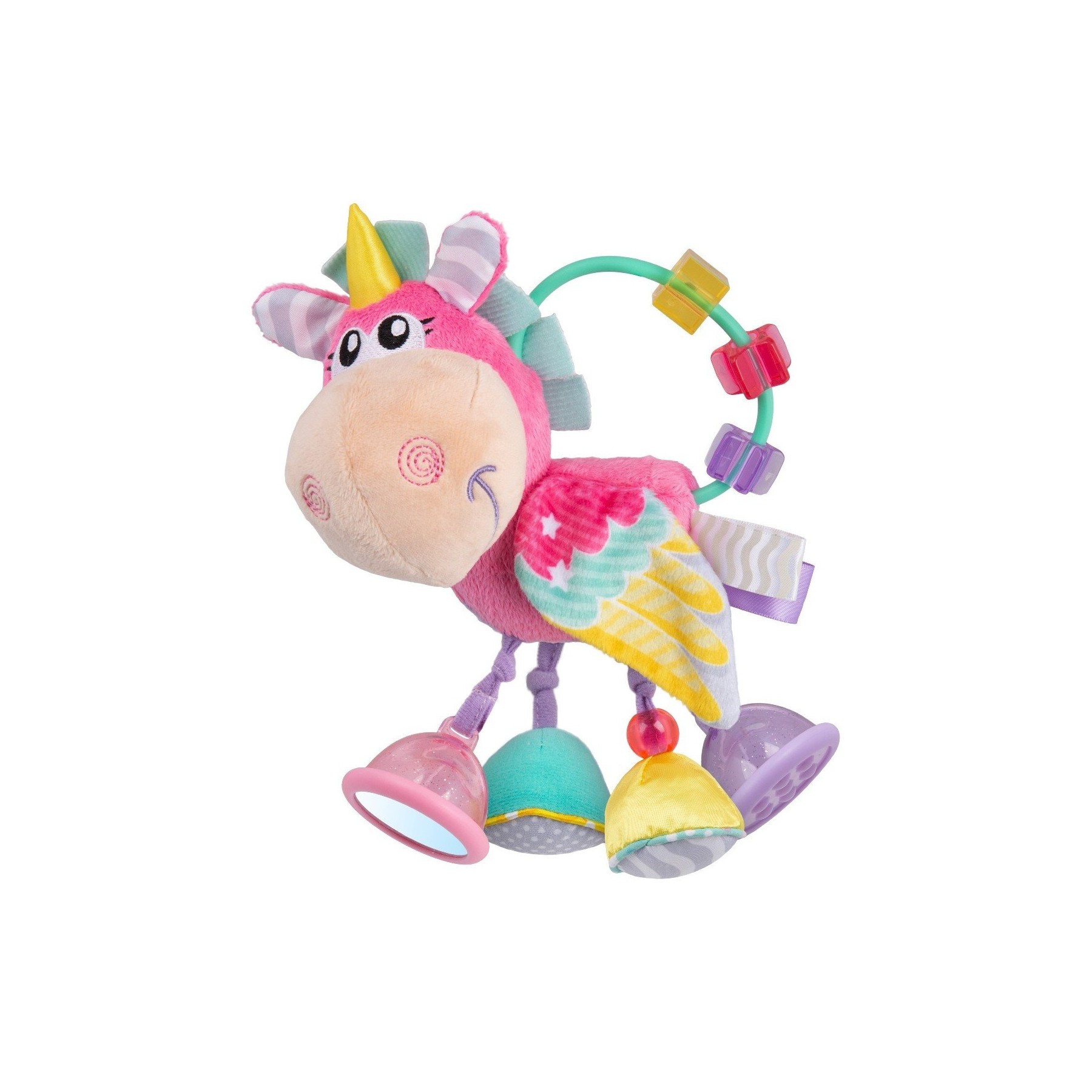 Playgro - Sonajero de actividad de unicornio - Rosa - (10188463)