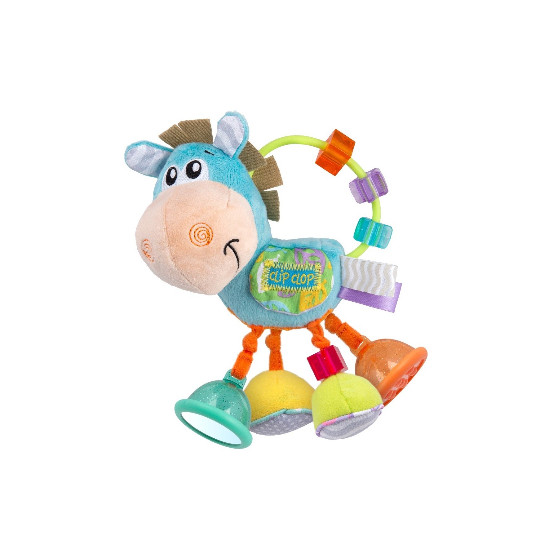 Playgro - Caballito de actividad Clip Clop - Azul - (10188462)