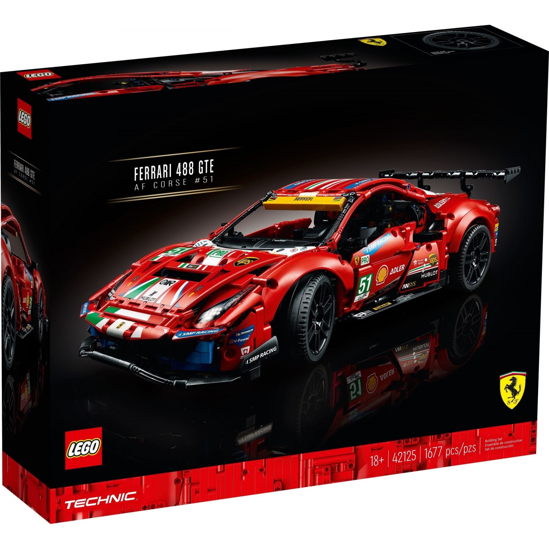 LEGO Technic, Ferrari 488 GTE AF Corse N51 (42125)