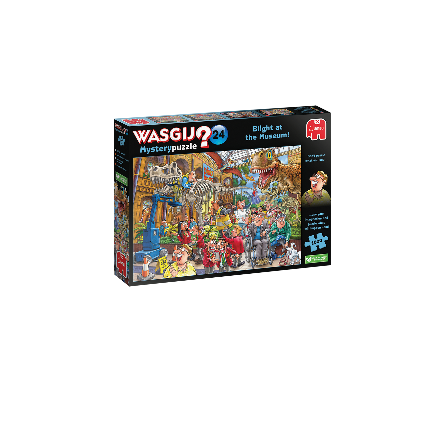 Rompecabezas Wasgij - Misterio - N24 ¡Plaga en el Museo! (1000 Piezas) (JUM0014)