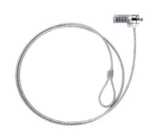 Cable de seguridad para portátiles tooq tqclkc0015/ 1.5m