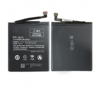 Batería Para Xiaomi Redmi Note 4, MPN Original: Bn41
